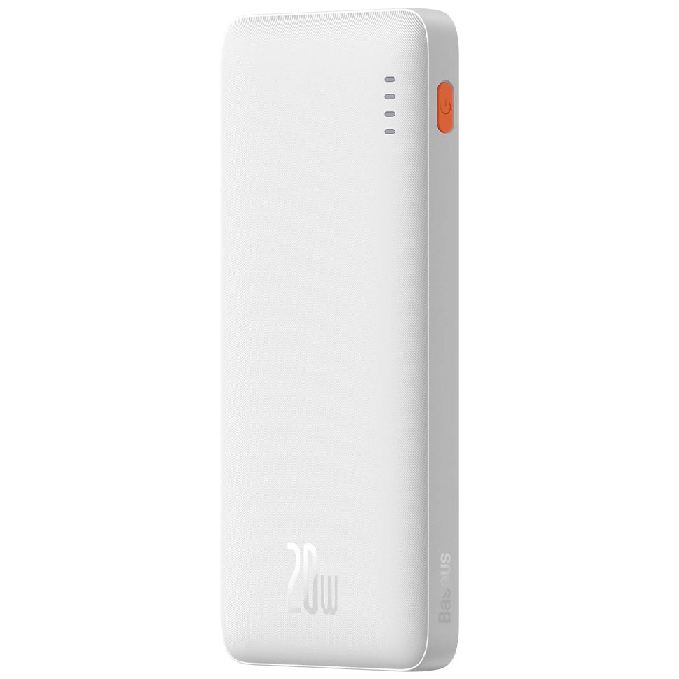 Vanjska baterija Baseus Airpow, 10000mAh, 20W, QC + PD, 1 x USB-A - 1 x USB-C, Bijela
