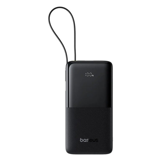 Vanjska baterija Baseus Bipow 2, 10000mAh, 20W, QC + PD, 1 x USB-A - 2 x USB-C, Crna P10077101113-00