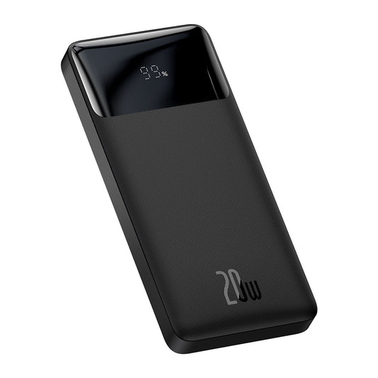 Vanjska baterija Baseus Bipow, 10000mAh, 20W, QC + PD, 1 x USB-C - 2 x USB-A, Crna PPBD050301