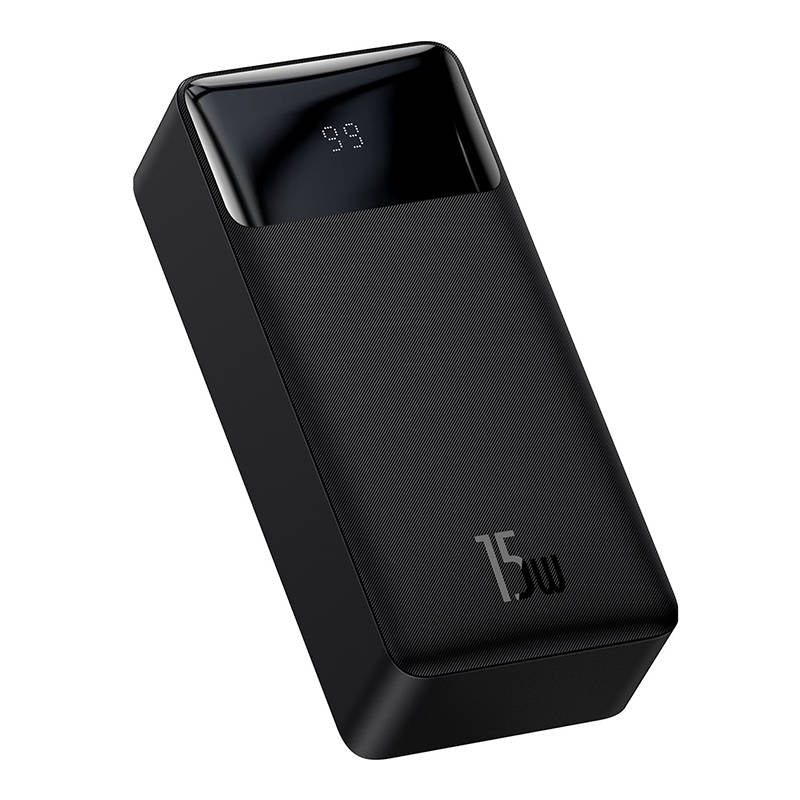 Vanjska baterija Baseus Bipow, 30000mAh, 15W, 1 x USB-C - 2 x USB-A, Crna PPBD050201