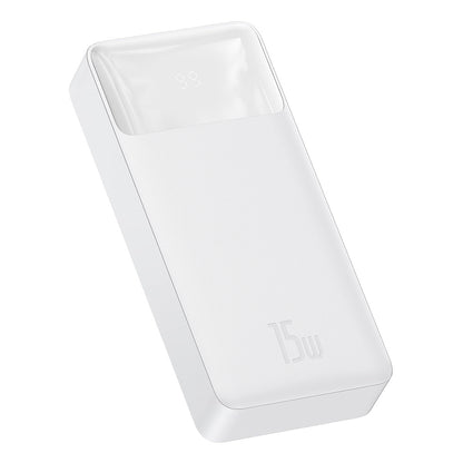 Vanjska baterija Baseus Bipow, 20000mAh, 15W, 1 x USB-C - 2 x USB-A, Bijela PPBD050102