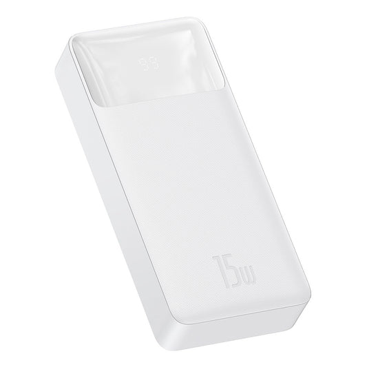 Vanjska baterija Baseus Bipow, 20000mAh, 15W, 1 x USB-C - 2 x USB-A, Bijela PPBD050102