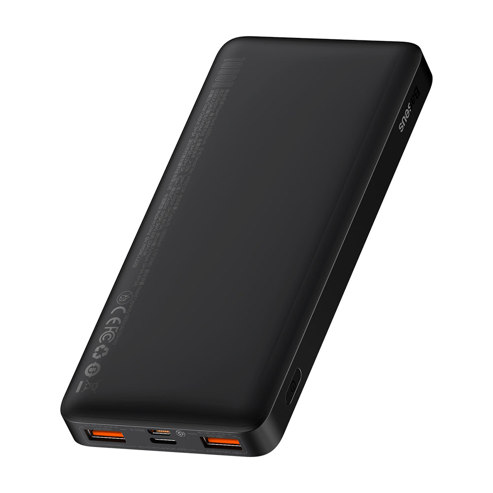 Vanjska baterija Baseus Bipow, 10000mAh, 20W, QC + PD, 1 x USB-C - 2 x USB-A, Crna PPBD050301