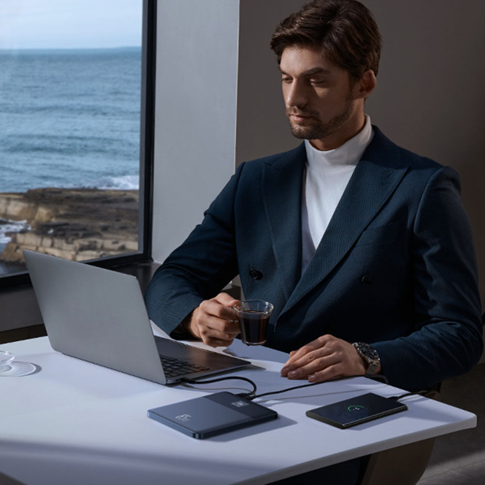 Vanjska baterija Baseus Blade 2, 12000mAh, 65W, PD, 2 x USB-C, Narančasta P10063801733-00