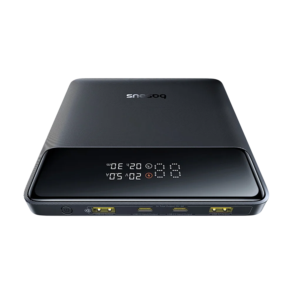Vanjska baterija Baseus Blade H1, 20000mAh, 100W, QC + PD, 2 x USB-A - 2 x USB-C, Crna