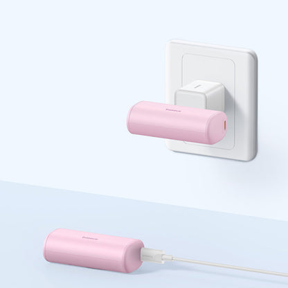 Vanjska baterija Baseus Compact, 5000mAh, 20W, PD, 2 x USB-C, Roza P10068306413-00