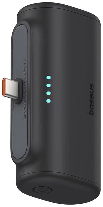 Vanjska baterija Baseus Compact, 5000mAh, 20W, PD, 2 x USB-C, Crna P10068306113-00