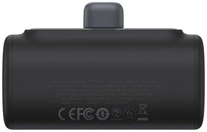 Vanjska baterija Baseus Compact, 5000mAh, 20W, PD, 1 x Lightning - 1 x USB-C, Crna P10068307113-00