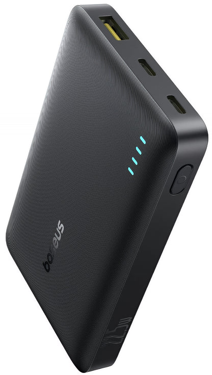 Vanjska baterija Baseus EnerFill FP21, 10000mAh, 22.5W, QC + PD, 1 x USB-A - 2 x USB-C, Crna P1008210D123-00