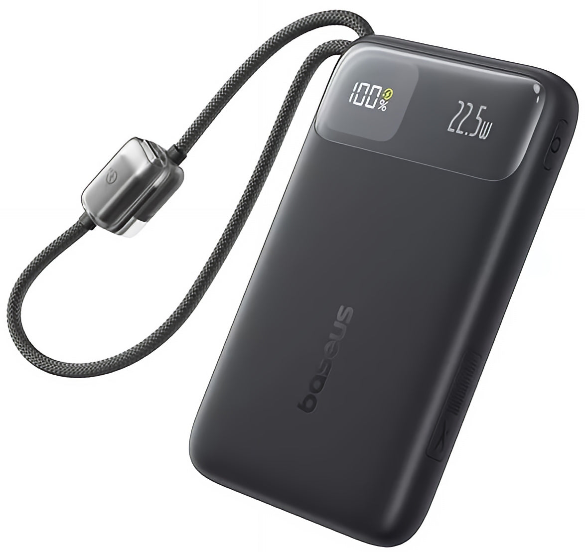 Vanjska baterija Baseus EnerFill FC11, 10000mAh, 22.5W, QC + PD, 1 x Lightning - 1 x USB-A - 2 x USB-C, Crna E0027R04