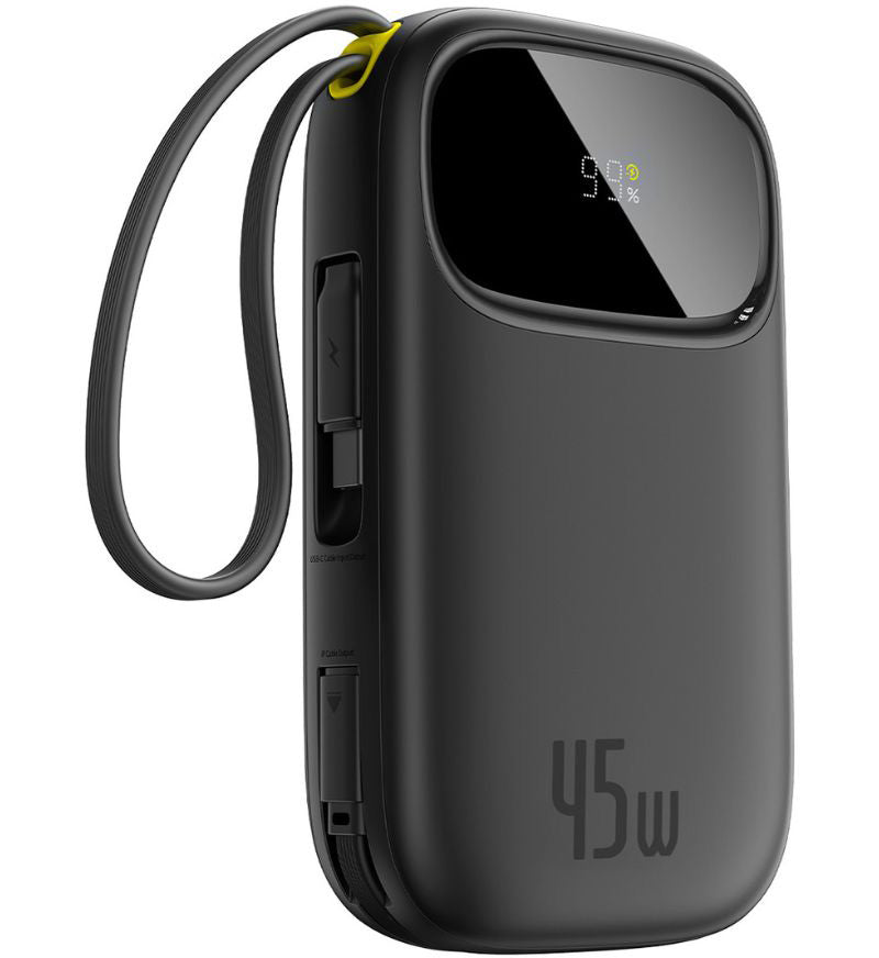 Vanjska baterija Baseus EnerFill FC31 Qpow 3, 10000mAh, 45W, QC + PD, 1 x USB-A - 3 x USB-C, Crna P10082102123-00