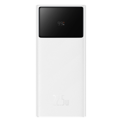 Vanjska baterija Baseus EnerFill FP41, 30000mAh, 22.5W, QC + PD, 1 x USB-C - 2 x USB-A, Bijela