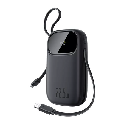 Vanjska baterija Baseus EnerFill FC31, 20000mAh, 22.5W, QC + PD, 1 x Lightning - 1 x USB-A - 2 x USB-C, Crna P10082107123-00