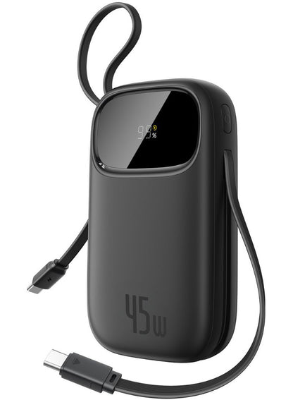 Vanjska baterija Baseus EnerFill FC31 Qpow 3, 10000mAh, 45W, QC + PD, 1 x USB-A - 3 x USB-C, Crna P10082102123-00