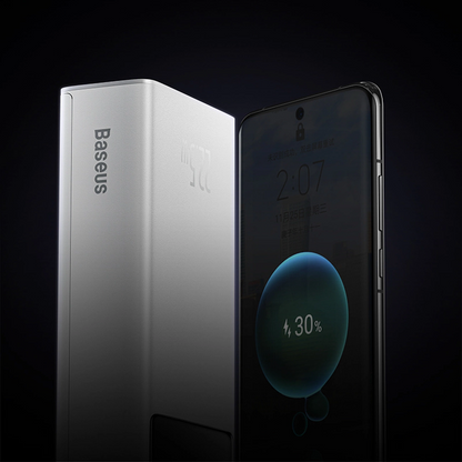 Vanjska baterija Baseus EnerFill FP41, 30000mAh, 22.5W, QC + PD, 1 x USB-C - 2 x USB-A, Bijela