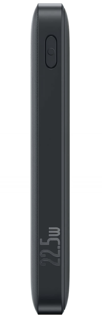 Vanjska baterija Baseus EnerFill FP21, 10000mAh, 22.5W, QC + PD, 1 x USB-A - 2 x USB-C, Crna P1008210D123-00
