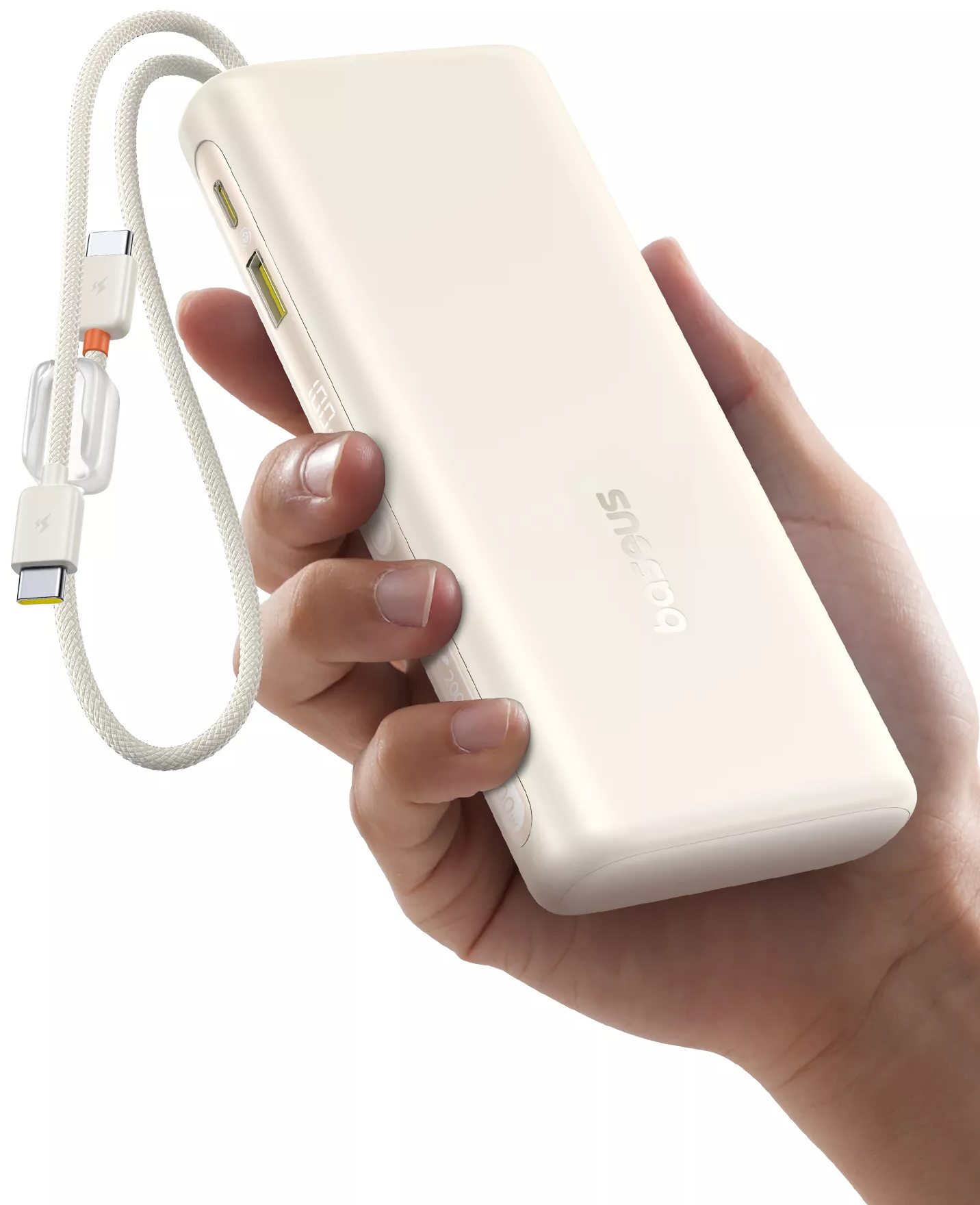 Vanjska baterija Baseus EnerFill FC41, 20000mAh, 100W, QC + PD, 1 x USB-A - 3 x USB-C, Bijela E0028N04