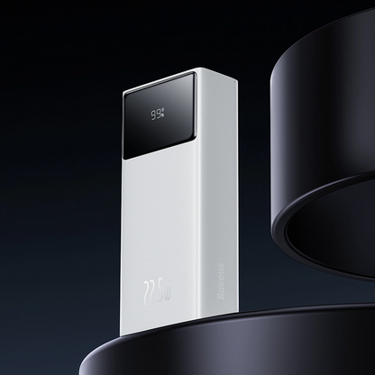 Vanjska baterija Baseus EnerFill FP41, 30000mAh, 22.5W, QC + PD, 1 x USB-C - 2 x USB-A, Bijela