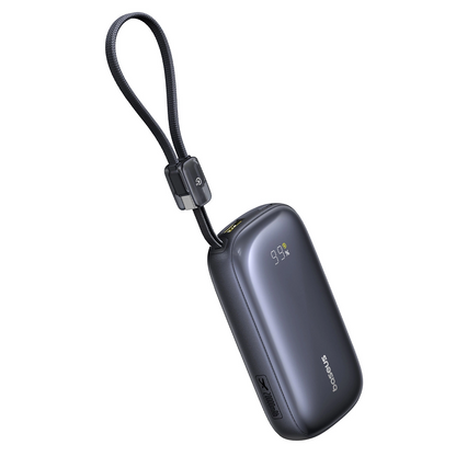Vanjska baterija Baseus EnerFill FC21 QPow 3 Ultra, 20000mAh, 45W, QC + PD, 1 x USB-A - 1 x USB-C, Crna E0027P00