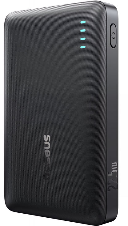 Vanjska baterija Baseus EnerFill FP21, 10000mAh, 22.5W, QC + PD, 1 x USB-A - 2 x USB-C, Crna P1008210D123-00