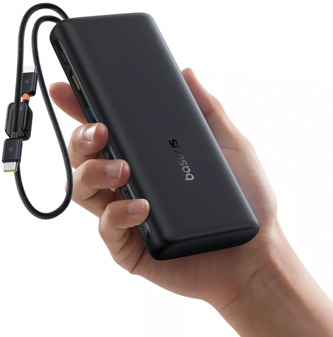 Vanjska baterija Baseus EnerFill FC41, 20000mAh, 100W, QC + PD, 1 x USB-A - 3 x USB-C, Crna E0028N03