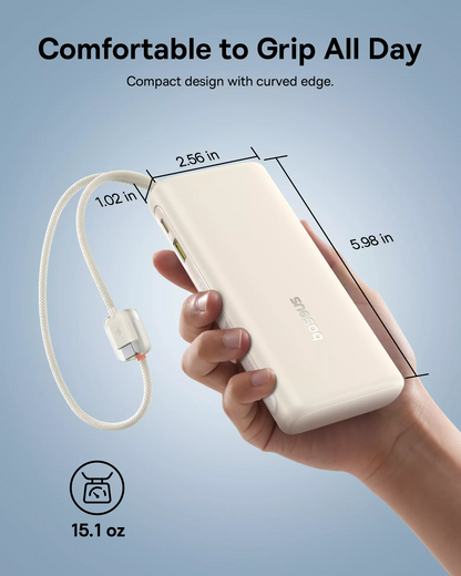 Vanjska baterija Baseus EnerFill FC41, 20000mAh, 100W, QC + PD, 1 x USB-A - 3 x USB-C, Bijela E0028N04