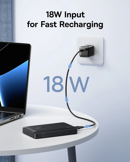 Vanjska baterija Baseus EnerFill FP21, 10000mAh, 22.5W, QC + PD, 1 x USB-A - 2 x USB-C, Crna P1008210D123-00