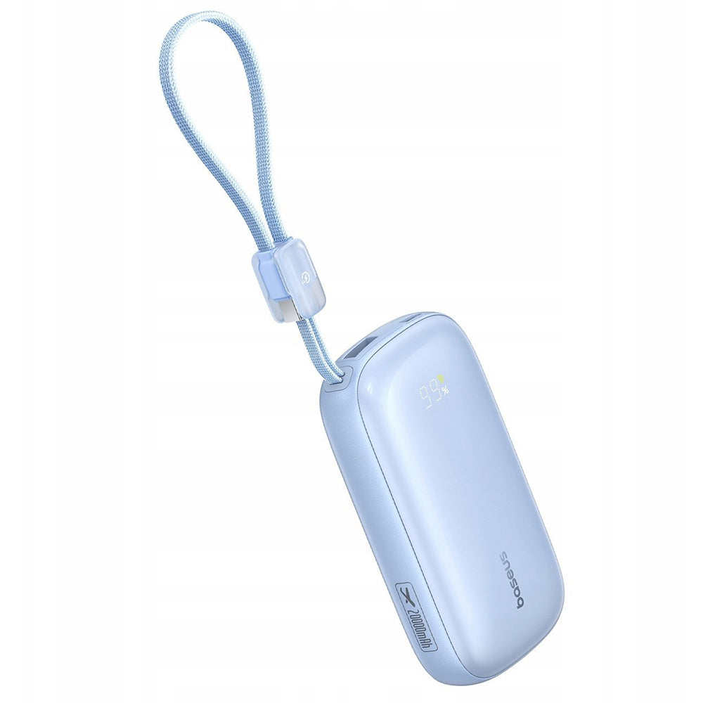 Vanjska baterija Baseus EnerFill FC21 Qpow 3 Ultra, 10000mAh, 45W, QC + PD, 1 x USB-A - 1 x USB-C, Plava E0027Q03