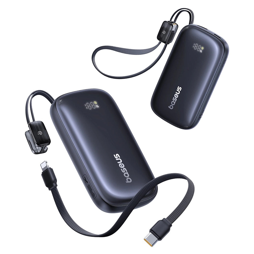 Vanjska baterija Baseus EnerFill FC21 Qpow 3 Ultra, 10000mAh, 45W, QC + PD, 1 x USB-A - 1 x USB-C, Crna E0027Q00