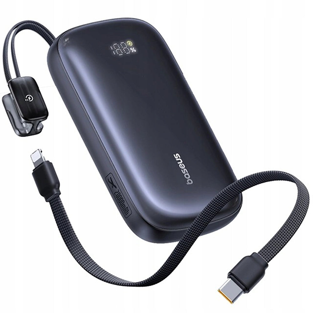 Vanjska baterija Baseus EnerFill FC21 Qpow 3 Ultra, 20000mAh, 22.5W, QC + PD, 1 x USB-A - 1 x USB-C, Crna E0027M00