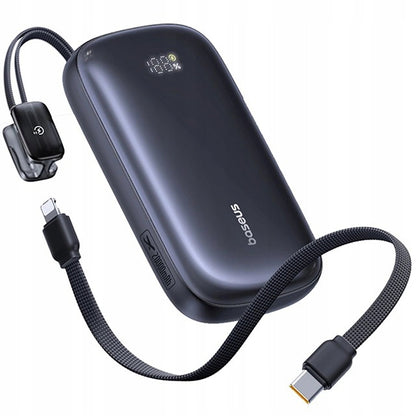 Vanjska baterija Baseus EnerFill FC21 Qpow 3 Ultra, 20000mAh, 22.5W, QC + PD, 1 x USB-A - 1 x USB-C, Crna E0027M00