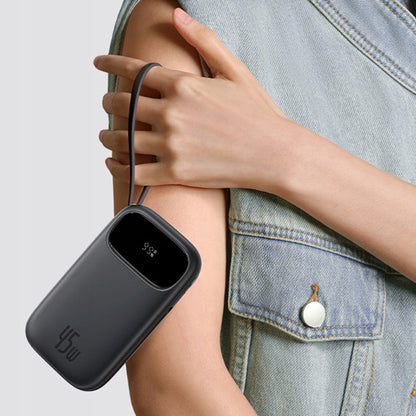 Vanjska baterija Baseus EnerFill FC31 Qpow 3, 10000mAh, 45W, QC + PD, 1 x Lightning - 1 x USB-A - 2 x USB-C, Bijela E0028C01