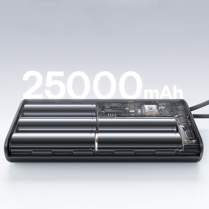 Vanjska baterija Baseus EnerFill FC41, 25000mAh, 145W, QC + PD, 1 x USB-A - 3 x USB-C, Crna E0028H03