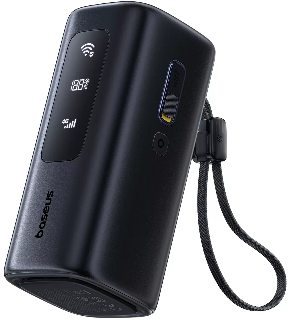 Vanjska baterija Baseus EnerGeek GX11, 20000mAh, 67W, QC + PD, 1 x USB-A - 2 x USB-C, Crna E0025701