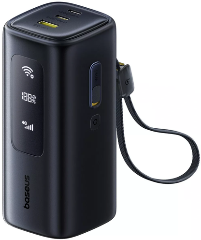 Vanjska baterija Baseus EnerGeek GX11, 20000mAh, 67W, QC + PD, 1 x USB-A - 2 x USB-C, Crna E0025701