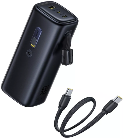 Vanjska baterija Baseus EnerGeek GX11, 20000mAh, 67W, QC + PD, 1 x USB-A - 2 x USB-C, Crna E0025701