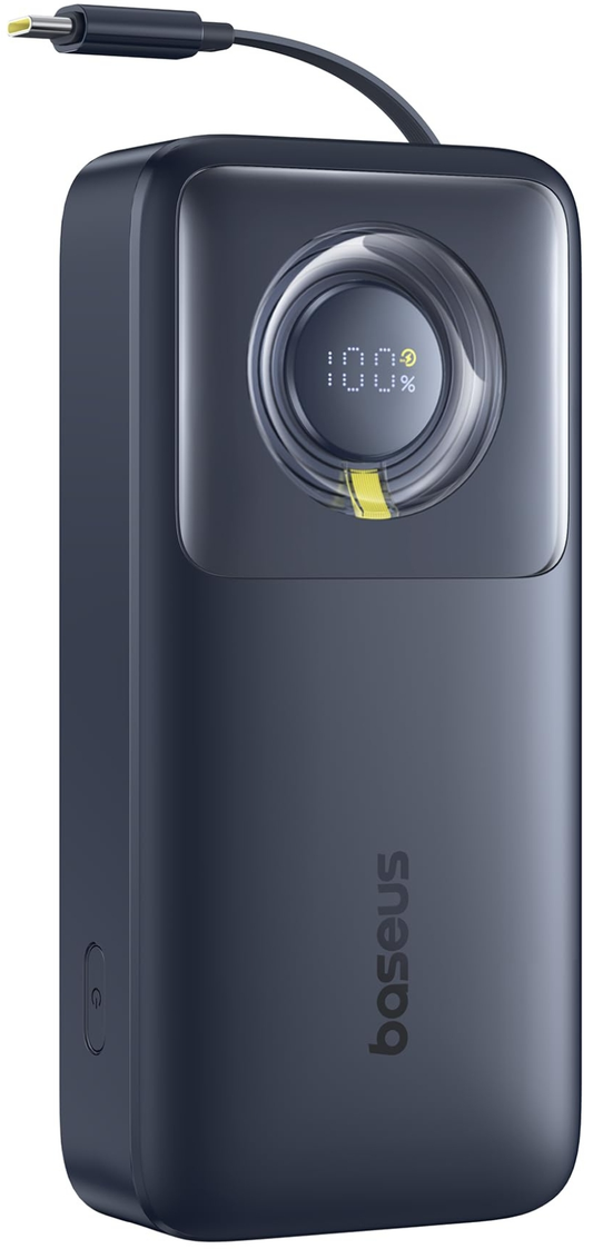 Vanjska baterija Baseus Free2Pull, 20000mAh, 65W, PD, 2 x USB-C, Crna, Obnovljena P10073700123-00