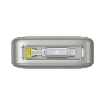 Vanjska baterija Baseus Free2Pull, 20000mAh, 65W, PD, 2 x USB-C, Siva P10073700843-00