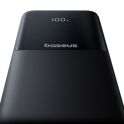 Vanjska baterija Baseus Lipow, 10000mAh, 22.5W, QC + PD, 1 x Lightning - 1 x USB-A - 2 x USB-C, Crna P10079101123-00