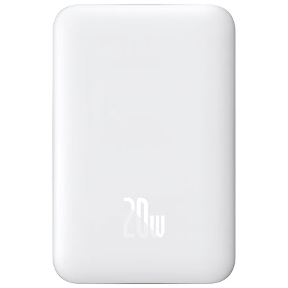 Vanjska baterija Baseus Magnetic Mini, 10000mAh, 20W, PD + FQI, 1 x USB-C, Bijela P10059001223-00
