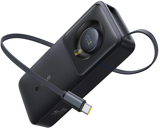 Vanjska baterija Baseus OS Free2Pull, 10000mAh, 30W, PD, 2 x USB-C, Crna P10073701123-00
