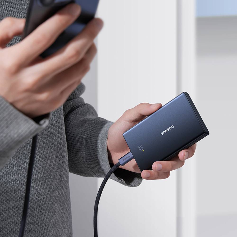 Vanjska baterija Baseus PicoGo, 10000mAh, 20W, QC + PD, 1 x USB-A - 2 x USB-C, Crna P10076801123-00