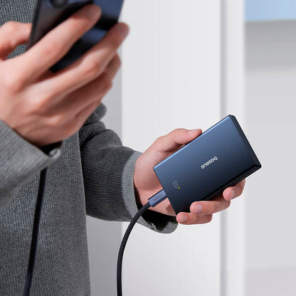 Vanjska baterija Baseus PicoGo, 10000mAh, 20W, QC + PD, 1 x USB-A - 2 x USB-C, Crna P10076801123-00