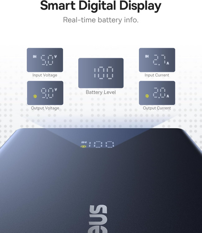 Vanjska baterija Baseus PicoGo, 10000mAh, 20W, QC + PD, 1 x USB-A - 2 x USB-C, Bijela P10076801213-00