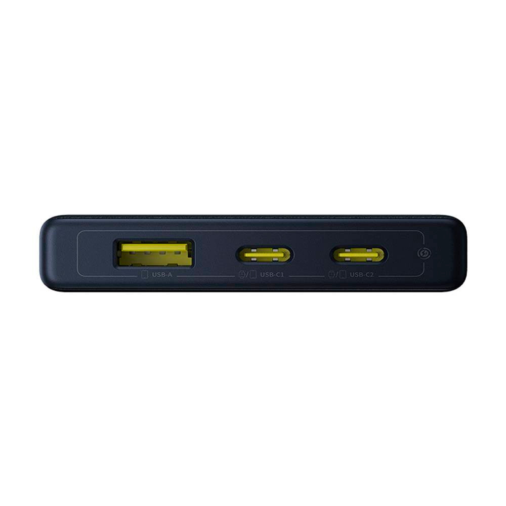 Vanjska baterija Baseus PicoGo, 10000mAh, 20W, QC + PD, 1 x USB-A - 2 x USB-C, Crna P10076801123-00