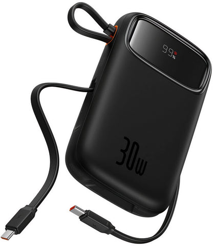 Vanjska baterija Baseus Qpow2, 20000mAh, 30W, QC + PD, 1 x USB-A - 3 x USB-C, Crna P10055009113-00