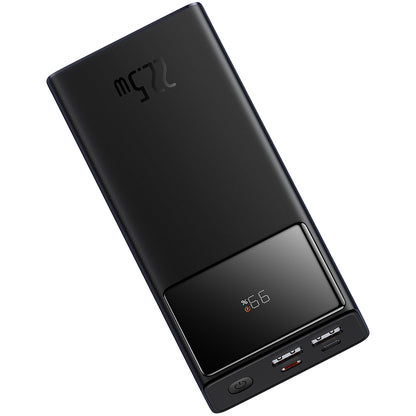Vanjska baterija Baseus Star Lord, 20000mAh, 22.5W, QC + PD, 1 x USB-C - 2 x USB-A, Crna PPXJ080001
