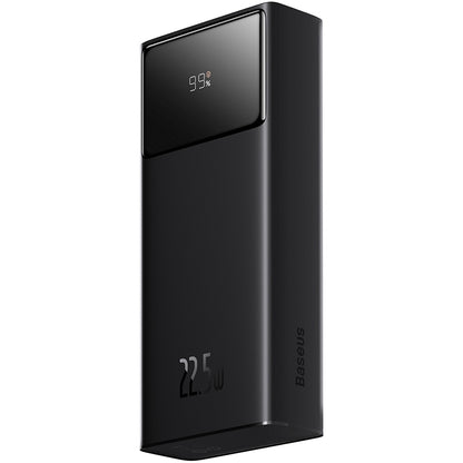 Vanjska baterija Baseus Star Lord, 20000mAh, 22.5W, QC + PD, 1 x USB-C - 2 x USB-A, Crna PPXJ080001
