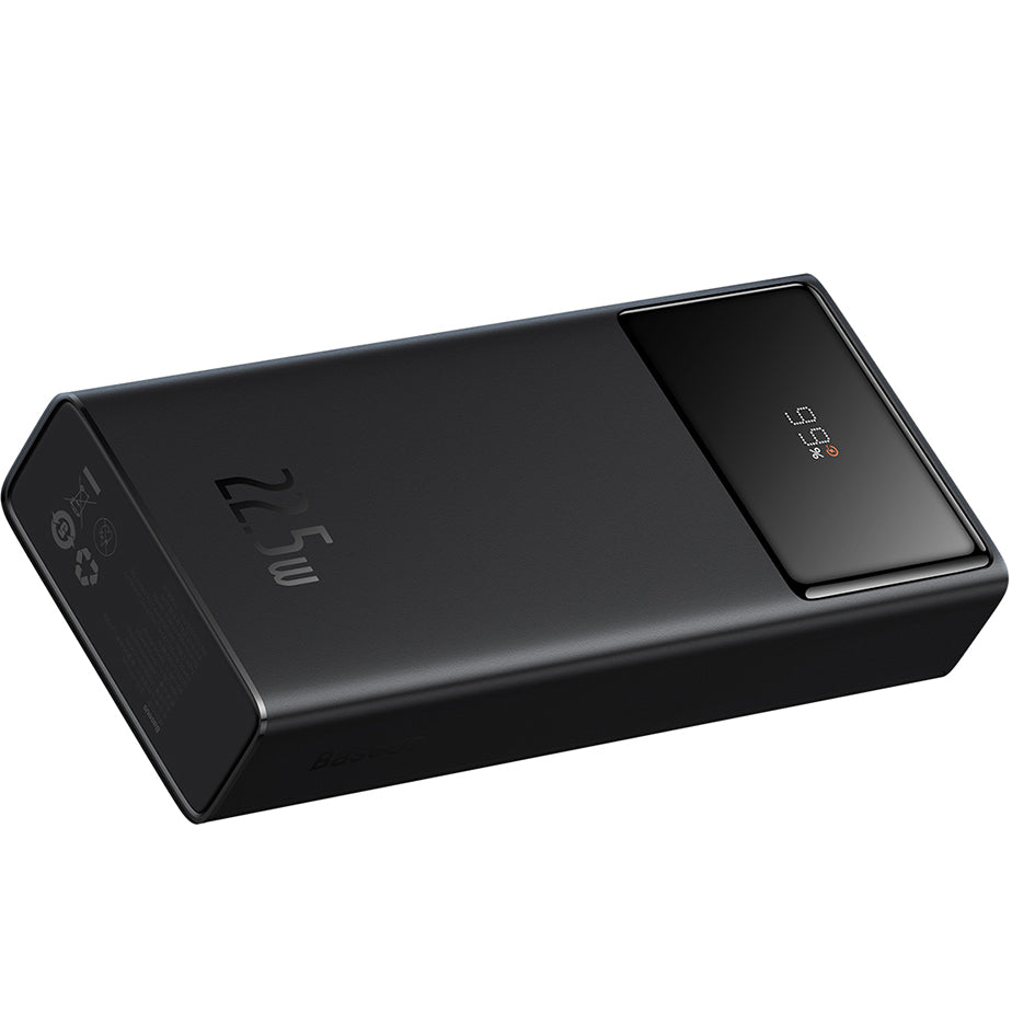Vanjska baterija Baseus Star Lord, 20000mAh, 22.5W, QC + PD, 1 x USB-C - 2 x USB-A, Crna PPXJ080001