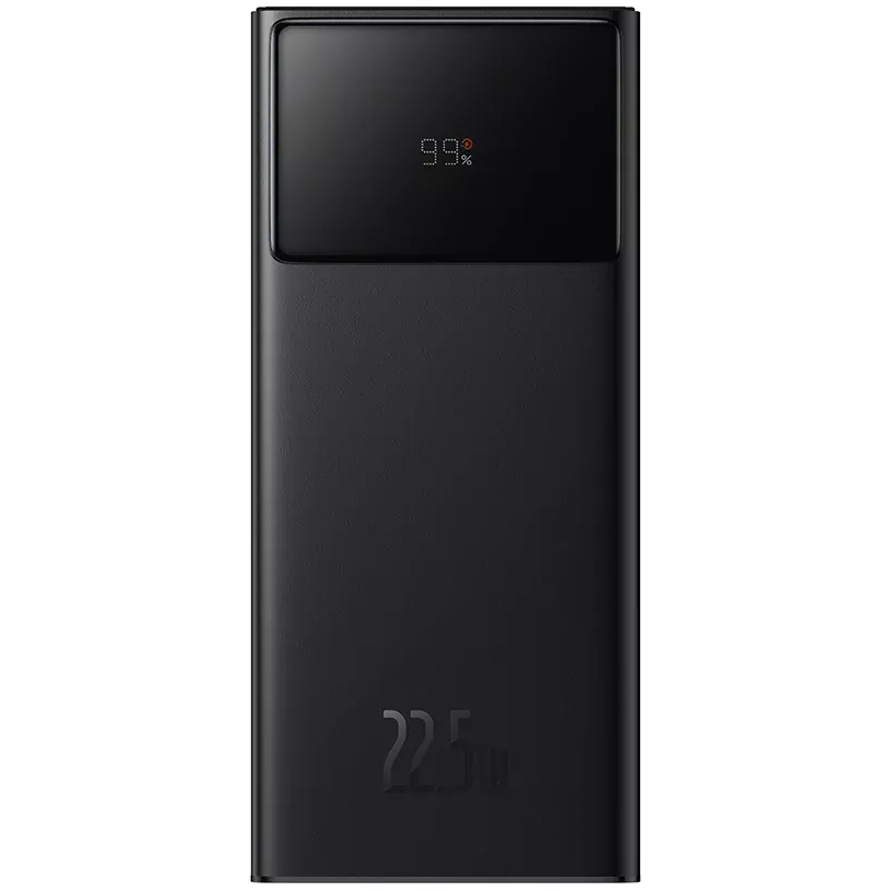 Vanjska baterija Baseus Star Lord, 30000mAh, 22.5W, QC + PD, 1 x USB-C - 2 x USB-A, Crna PPXJ080101